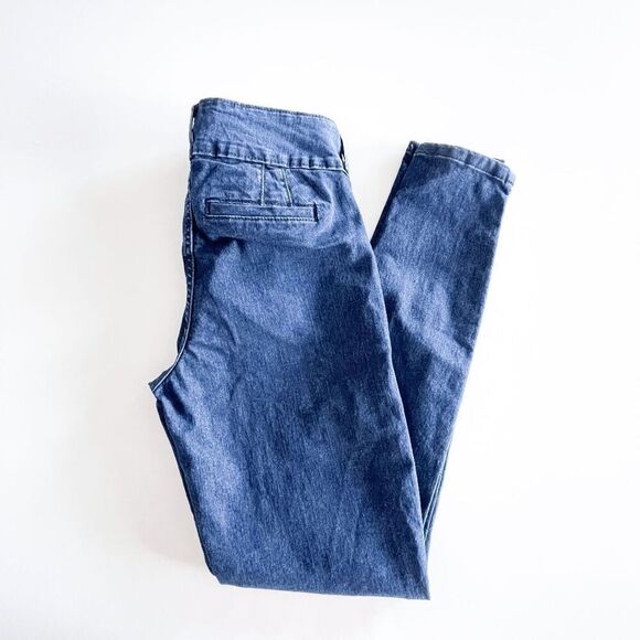 JustFab Womens Classic Denim High Rise Skinny Jeans Stretch Blue Size 27 - Picture 1 of 9